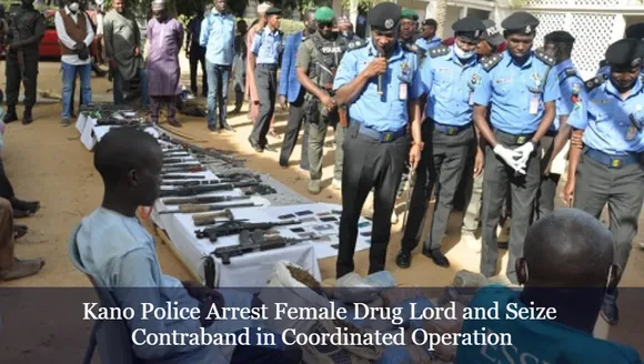 Kano Police Arrest Female Drug Lord and Seize Contraband in Coordinated Operation