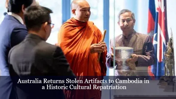 Australia Returns Stolen Artifacts to Cambodia in a Historic Cultural Repatriation