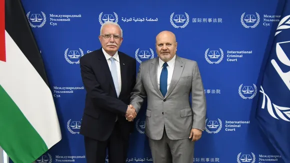 Minister Riad Malki Files Evidence at ICC Against Alleged Recent Israeli Crimes in Gaza Strip