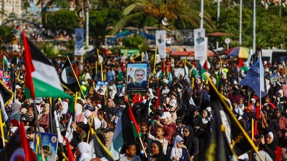 Turkish Citizens Protest in Istanbul Following Israeli-Palestinian Clashes