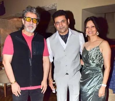 Deepak Tijori with Joe Rajan and wife Rochelle