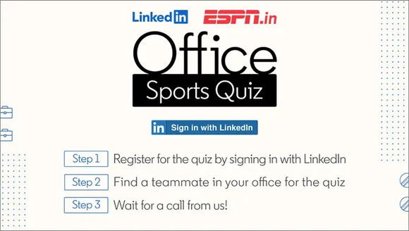 LinkedIn partners with ESPN to launch ‘Office Sports Quiz'