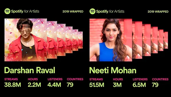 Spotify ropes in its music artists to amplify reach through #SpotifyWrapped 2019