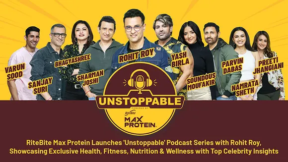 RiteBite Max Protein unveils 'Unstoppable' podcast series with Rohit Roy