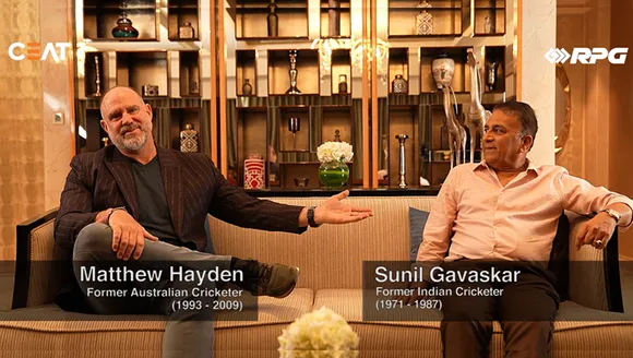 CEAT unveils talk show series featuring Matthew Hayden and Sunil Gavaskar