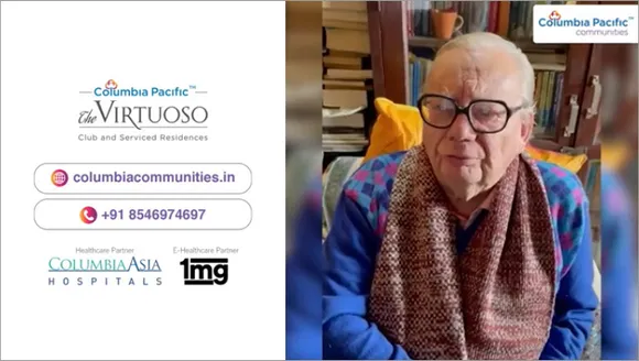 Ruskin Bond encourages positive ageing and community living among senior citizens in Columbia Pacific Communities campaign