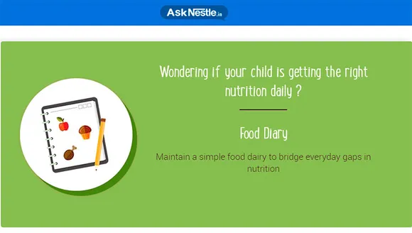 Nestlé India's new portal asknestle.in provides real-time and personalised advice on nutrition