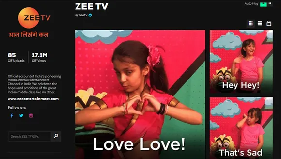 Zee TV uses GIFs in its latest content marketing initiative