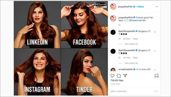 How TRESemmé used social media influence of brand ambassador Jacqueline Fernandez to jump onto ‘Dolly Parton meme' bandwagon