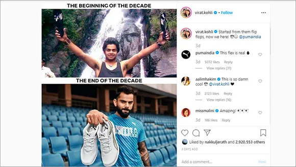 Here's why Virat Kohli's throwback picture of Puma is epitome of topical marketing