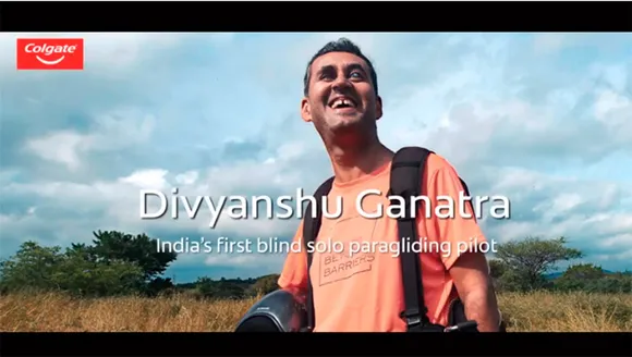 Colgate features story of visually impaired paragliding pilot Divyanshu Ganatra's in ‘Smile karo aur shuru ho jao' campaign