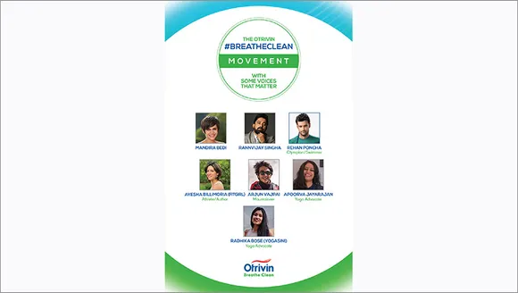 Otrivin partners with celebrity wellness influencers to launch #BreatheClean movement