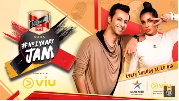 McDowell's No.1 Soda to bring together musician friends with No.1 Yaari Jam on Star Bharat and Viu App