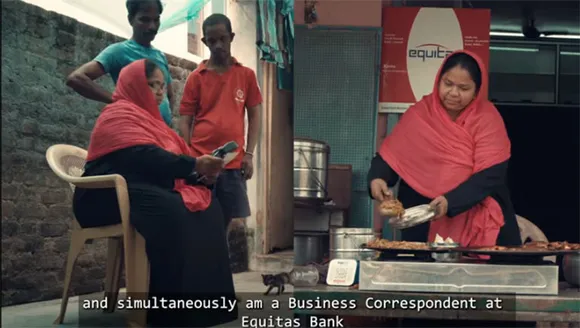 Equitas SFB's "Circle of Life" campaign shows its business correspondent Sajitha Begum's story