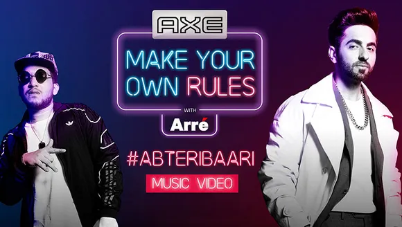 HUL's Axe launches music video ‘Ab Teri Baari' with Arre and Mindshare