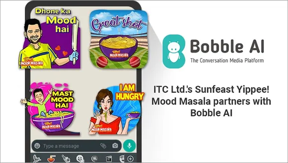 Bobble AI creates stickers, GIFs and BigMoji for ITC's Sunfeast YiPPee! for on-going IPL Season