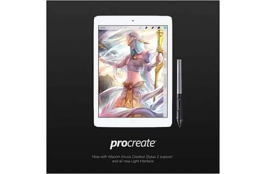Intuos Creative Stylus 2 to be supported in Procreate 2.3