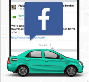 Now chat & book Meru Cabs on Facebook Messenger