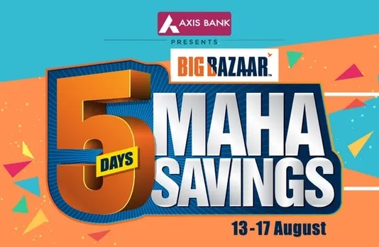 Big Bazaar discounts sale will go live on Snapdeal from Aug 13-17