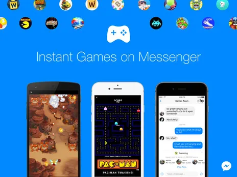 Facebook brings HTML5 based Instant Games including PacMan to Messenger
