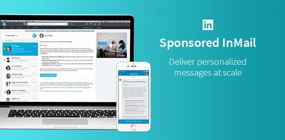 Businesses can now send direct messages via LinkedIn Sponsored InMail