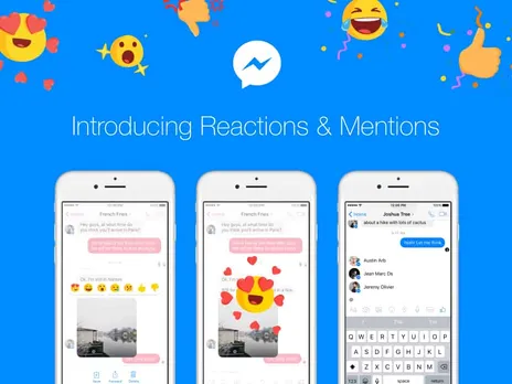 Facebook integrates reactions and @mentions into Messenger