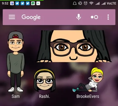 Snapchat releases Android-only update featuring Bitmoji