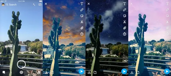 Snapchat's new sky filters make your boring photos exciting