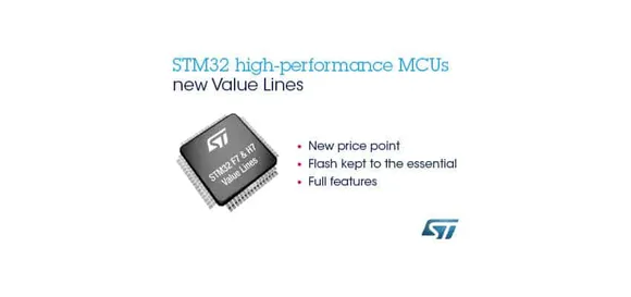 New High- and Very-High-Performance STM32 Value Lines from STMicroelectronics Boost Real-Time IoT-Device Innovation