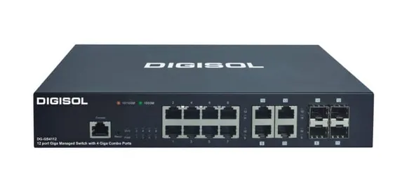 DIGISOL launches 8 Port Gigabit Ethernet Smart Managed Switch with 4 Combo Ports