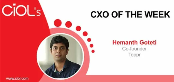 CxO of the Week: Hemanth Goteti, Co-founder, Toppr