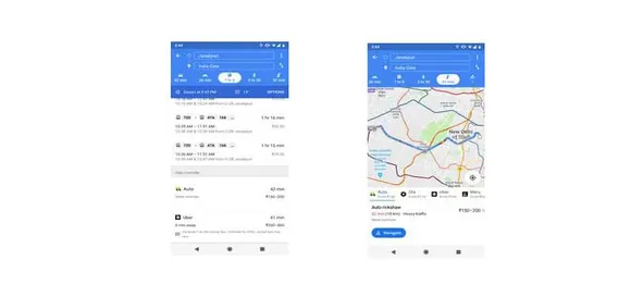 Google Maps now supports auto rickshaws for public transport users in Delhi