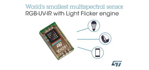 STMicroelectronics’ New Full-Color Ambient Light Sensor with Flicker Detect Boosts Camera Performance in Smartphone and IoT Devices