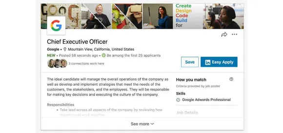 Google’s CEO job opening on LinkedIn: Is Sundar Pichai Planning to move out?