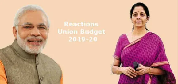 Reactions of Industry Leaders to Union Budget 2019-20