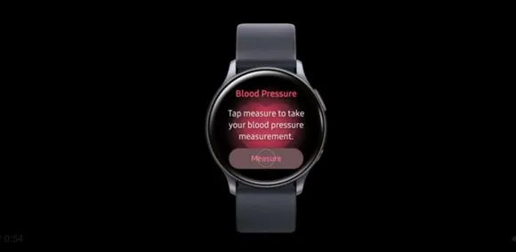 Samsung Galaxy Active 2 watch measures BP