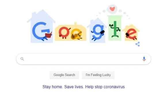 Stay home. Save lives. Help stop coronavirus: Says Google Doodle today