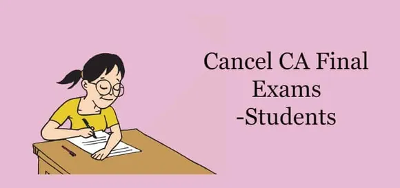 CA Final Exams: NSUI demands exam cancellation not postponement; students trend #CancelCAExams on twitter