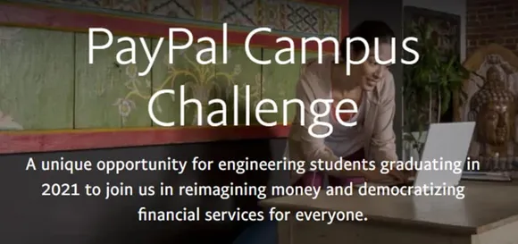 "PayPal India Campus Challenge" with Internship & Full-Time Opportunity: Engineering Batch of 2021, Enroll Before September 20