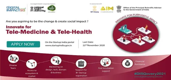 TCS Foundation invites Startups to Innovate for Telemedicine with Digital Impact Square; Apply by Nov 22