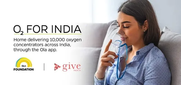 Ola partners with Give India; begins free doorstep delivery of oxygen concentrators