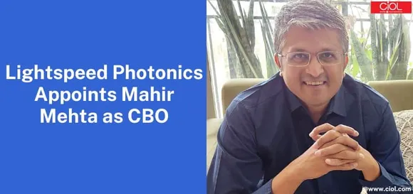 <strong>Lightspeed Photonics Appoints Mahir Mehta as Chief Business Officer</strong>