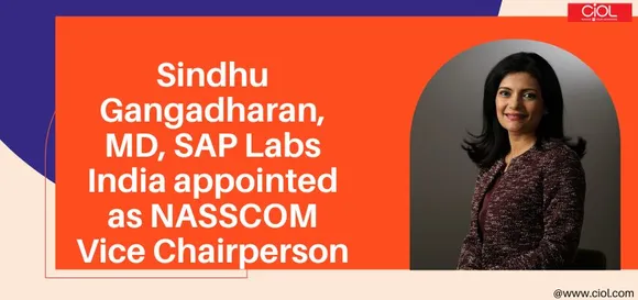 <strong>Sindhu Gangadharan, MD, SAP Labs India appointed as NASSCOM Vice Chairperson</strong>