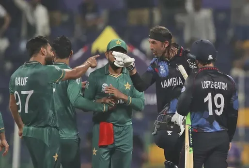 Pakistan team Entry Namibia Dressing Room- After T20 match 2021