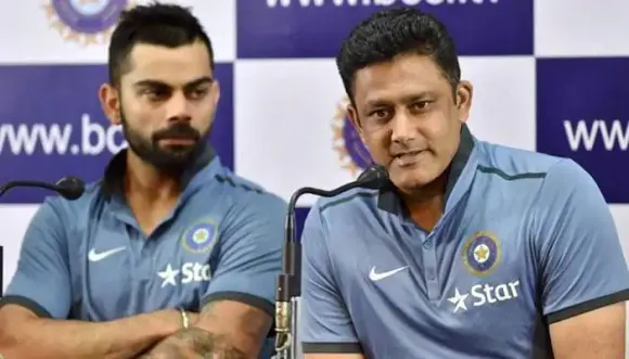 virat kohli- anil kumble
