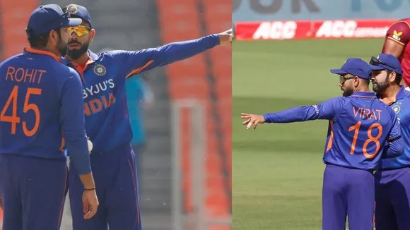INn vs wi rohit and virat