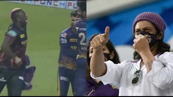 Pat Cummins Andre Russell Dance Shahrukh Khan