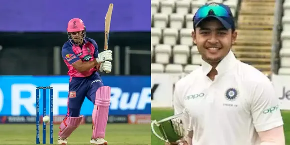 riyan parag fifty against saurashtra
