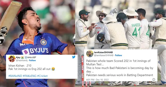 Pakistan trolled for Ishan Kishan 210