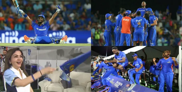 Nicholas Pooran and mi new york celebrate after become champion of mlc 2023